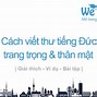 Bài Thi Viết A2 Tiếng Đức